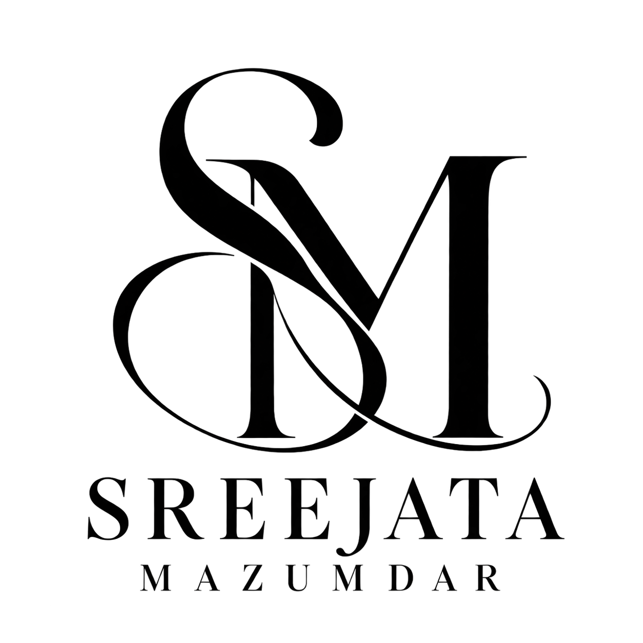Sreejata Mazumdar monogram logo